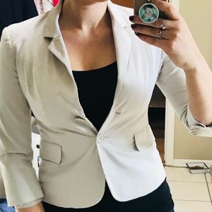Classy Express Work Jacket Off-White, size 4-6